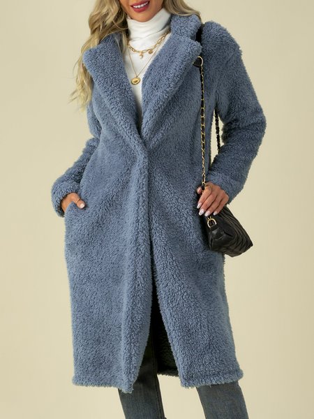 

Lapel Outerwear, Blue, Coats & Jackets