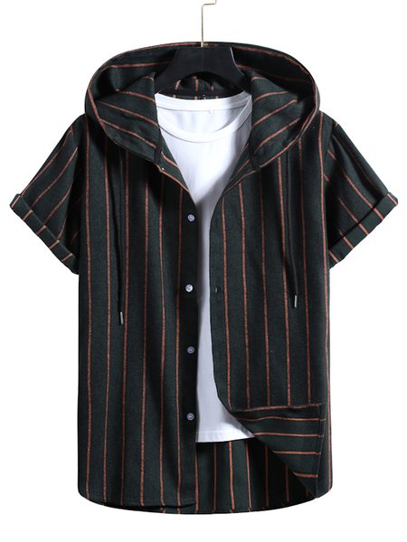 

Cotton-Blend Shirts & Tops, Black, Short Sleeves Shirts