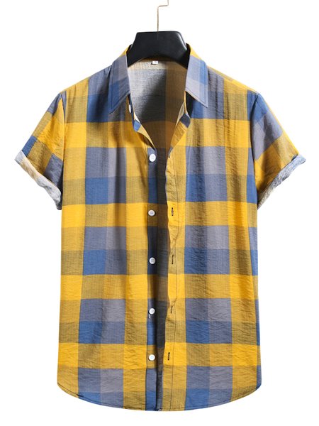 

Square Neck Shirts & Tops, Blue, Short Sleeves Shirts