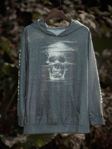 

Long Sleeve Cotton-Blend Sweatshirt, Gray, Sweatshirts & Hoodies