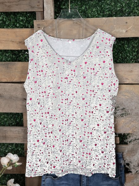 

V Neck T-shirt, White, T-Shirts