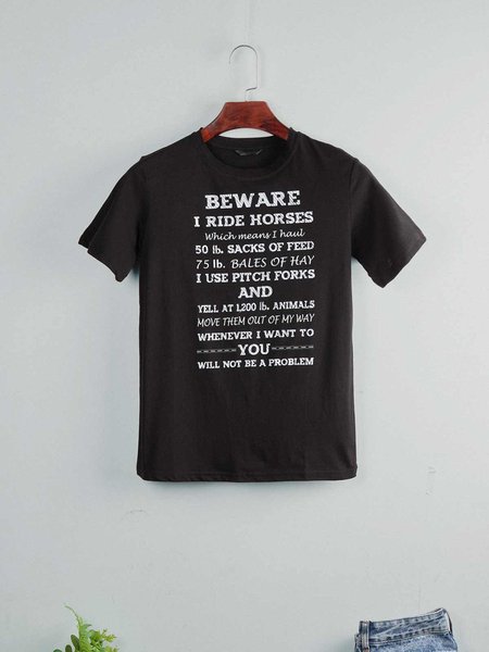 

Beware I ride Horses Country Girl Shirt, Black, T-Shirts