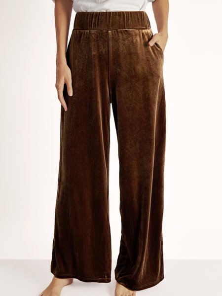 

Casuale Pantaloni Velluto, Marrone, Pants