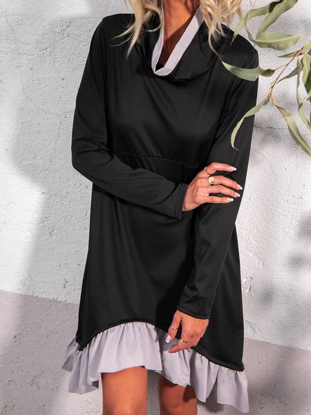 

Vintage long sleeve dress, Black, Long sleeve tops