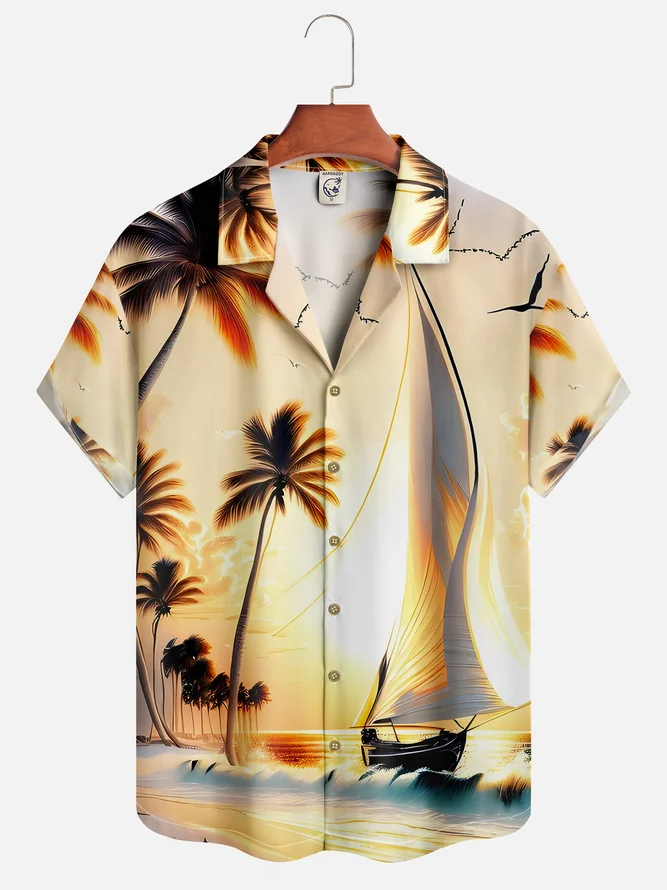 Coconut Tree Aloha Shirt